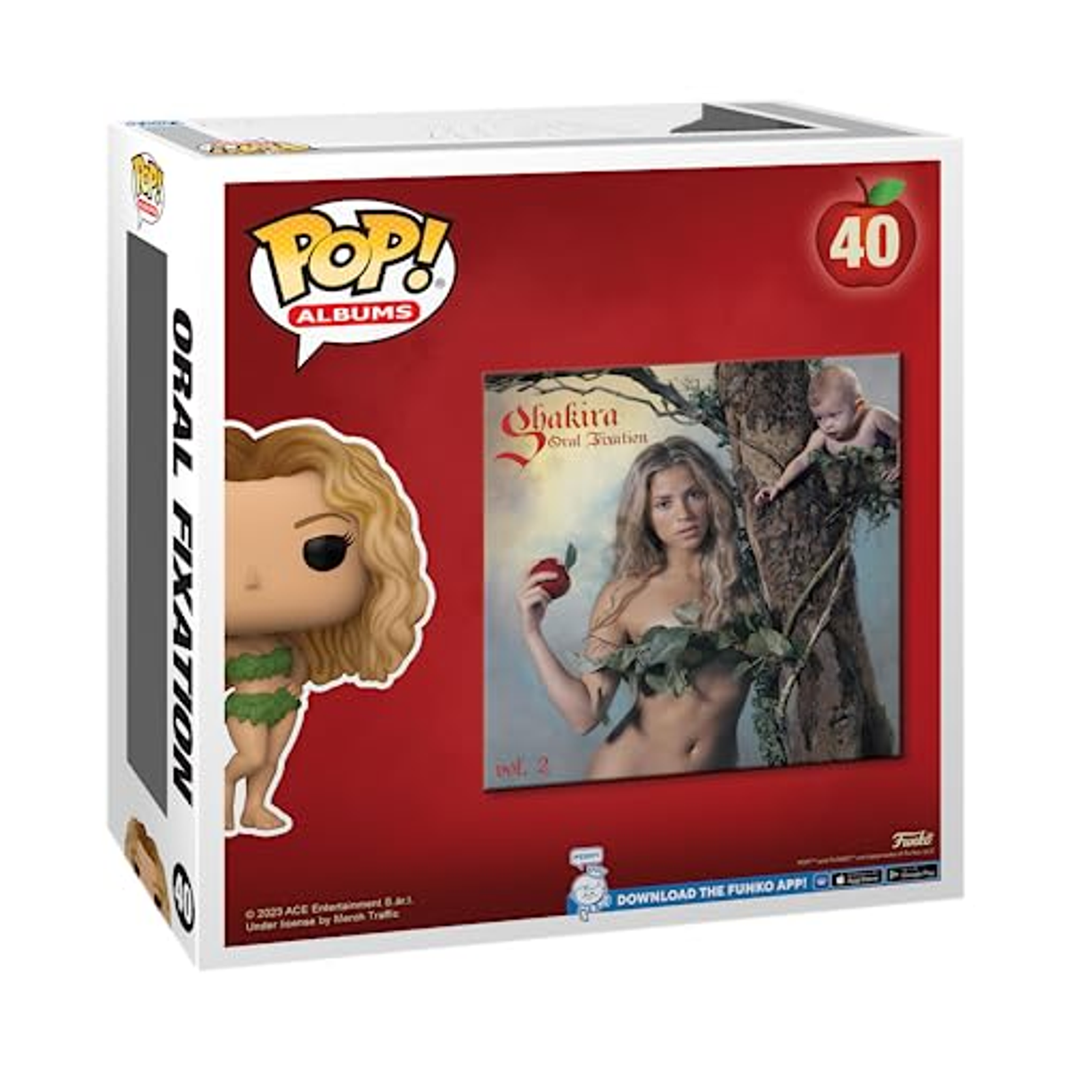 Una caja Pop! Albums del álbum 'Oral Fixation' de Shakira.