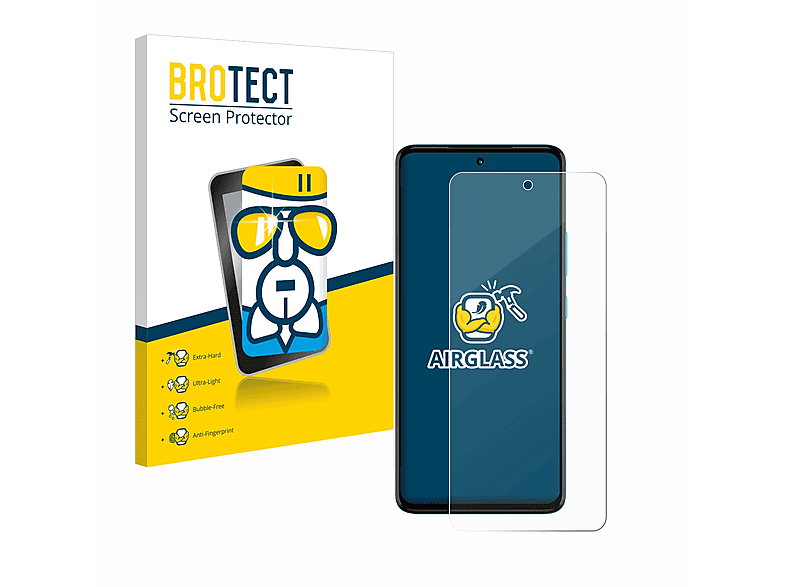 BROTECT Airglass klare Schutzfolie(für Motorola Moto G72)