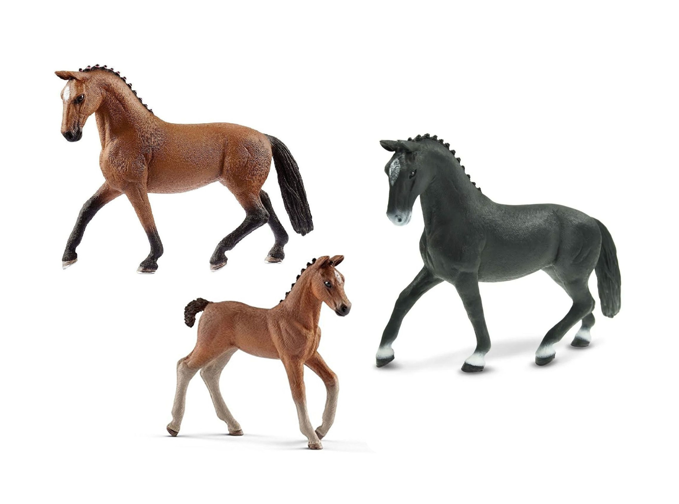 SCHLEICH 15 Spielfiguren Pferde-Set Pferden mit