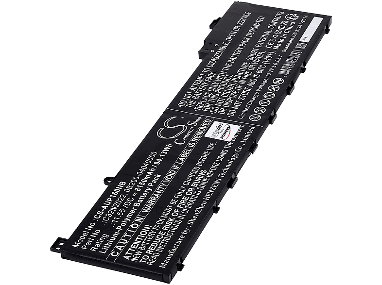 Akku Asus Akku, 16X OLED Li-Polymer M7600QE-DB74 8150mAh POWERY Pro für