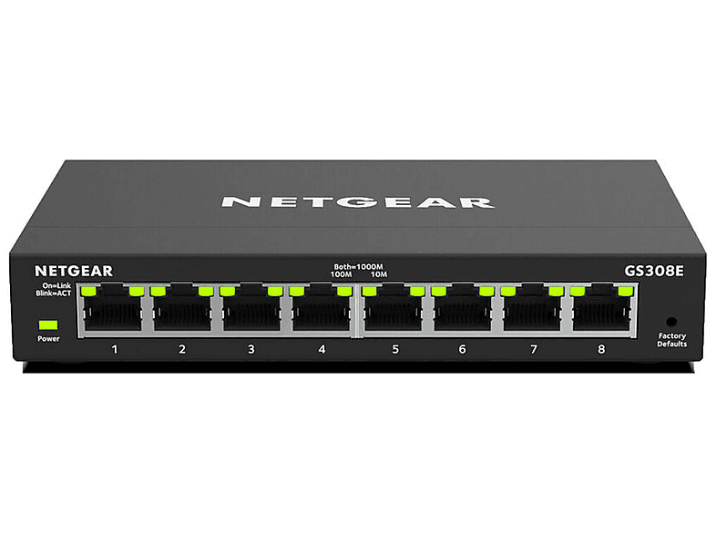 NETGEAR GS308E-100PES  Switch 8