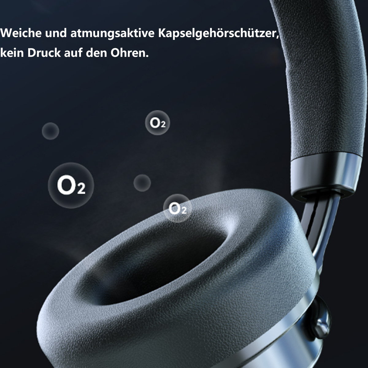 Kopfhörer, Bluetooth Geräuschunterdrückung Bluetooth-Kopfhörer Bluetooth Bass Wireless BYTELIKE Over-ear Bluetooth-Kopfhörer schwarz Kopfhörer Cat