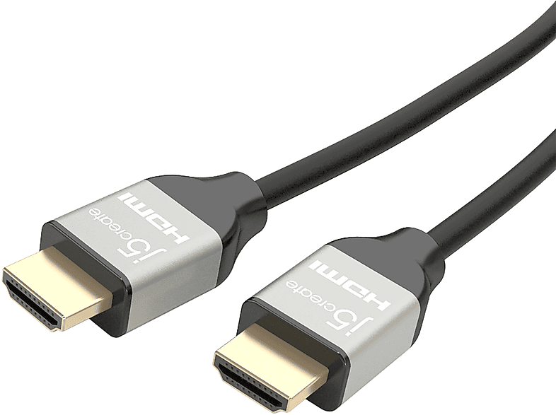 und Ultra Schwarz 4K J5CREATE Kabel, JDC52-N HDMI HD Grau