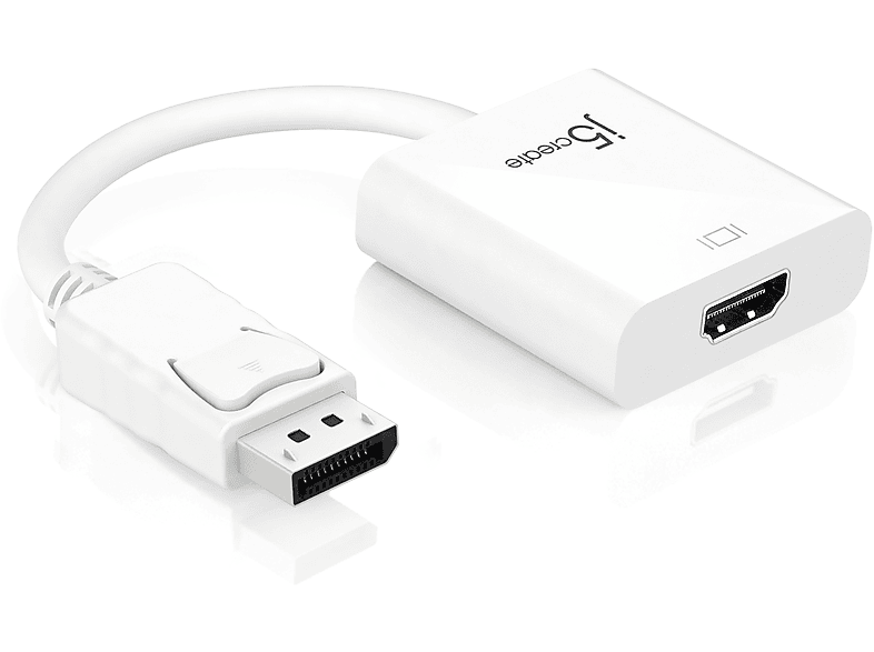 DisplayPort zu Adapter, J5CREATE HDMI Weiß JDA154-N