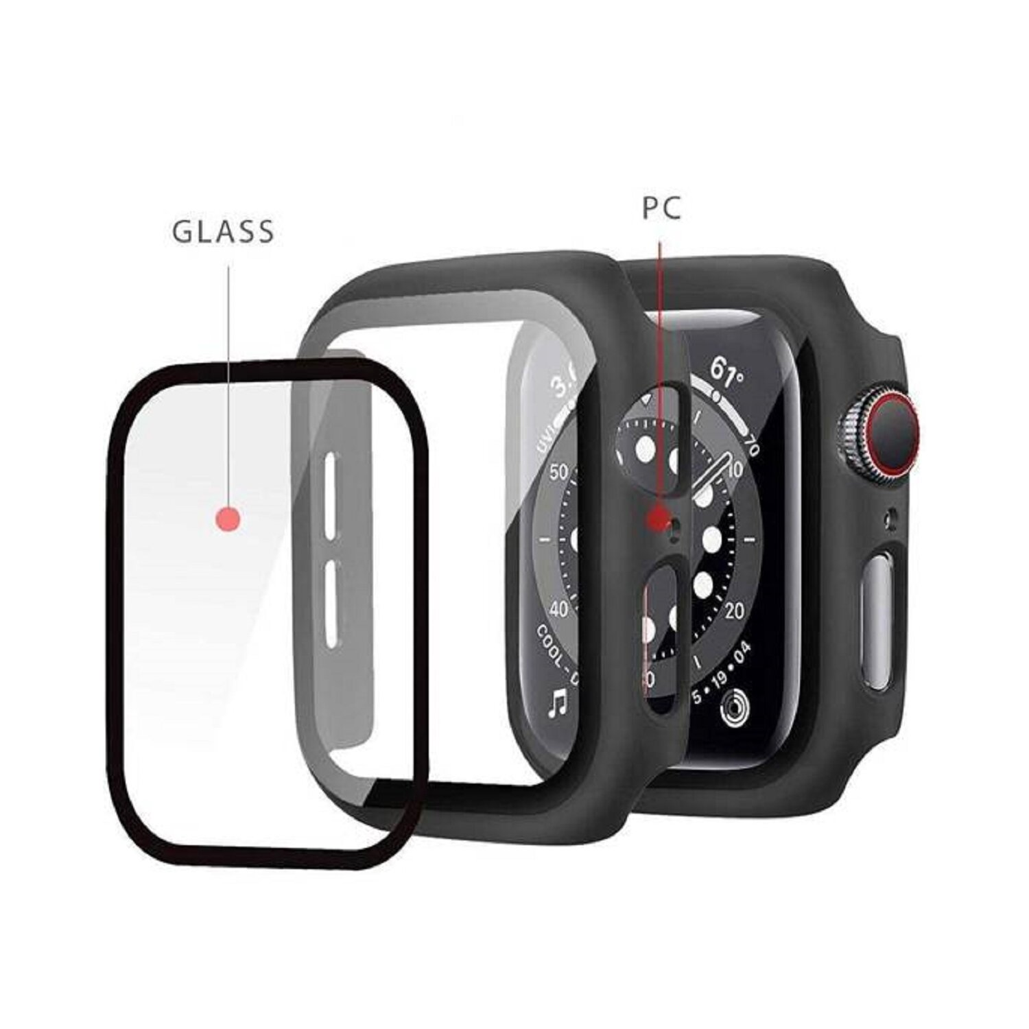 Apple Watch Displayschutz(für (41mm)) Defense360 TECHPROTECT