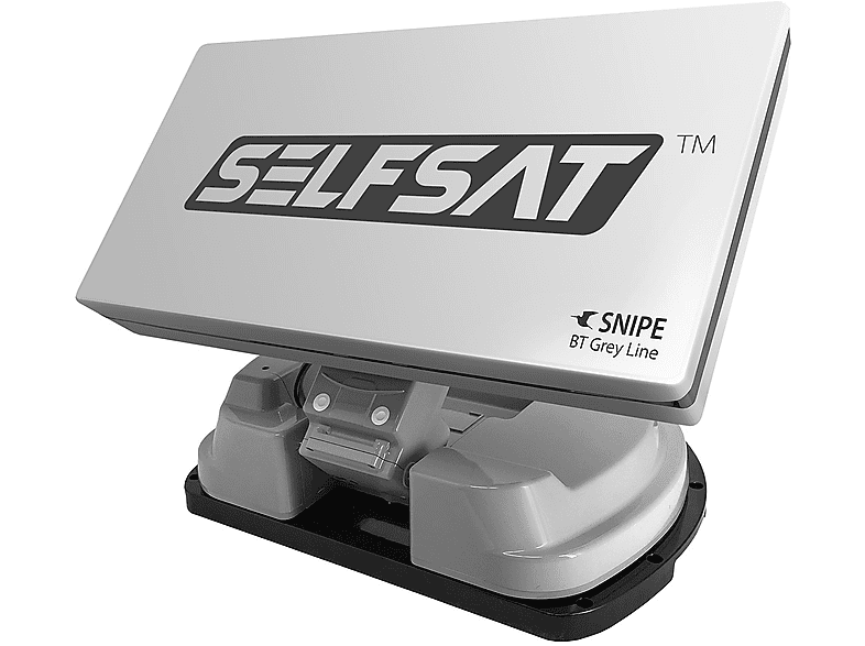 SELFSAT Snipe BT Grey Line Twin automatische Sat Antenne