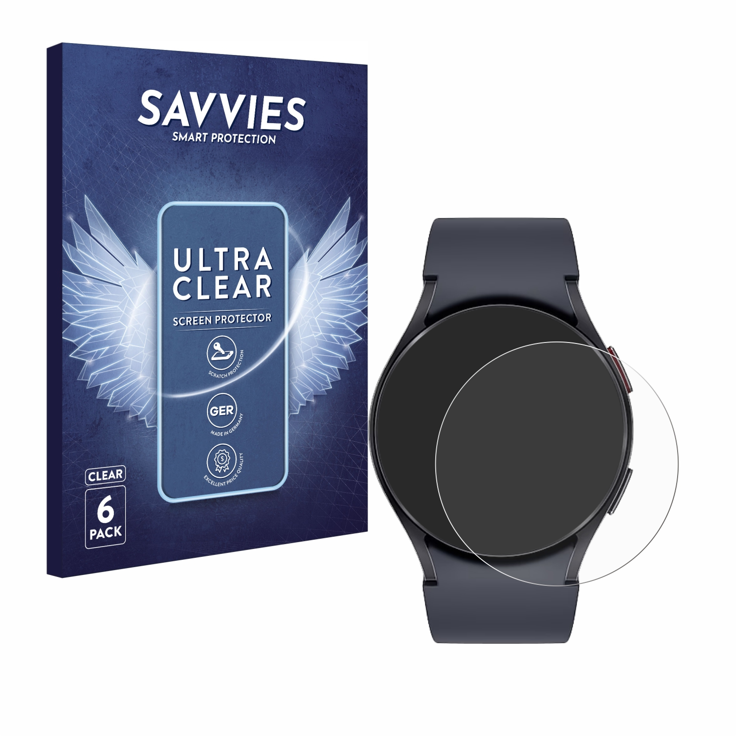 Watch Schutzfolie(für mm)) Samsung klare Galaxy 6x 6 (44 SAVVIES