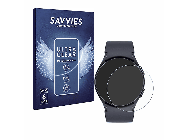 Schutzfolie(für (44 Galaxy mm)) Samsung 6 6x Watch SAVVIES klare