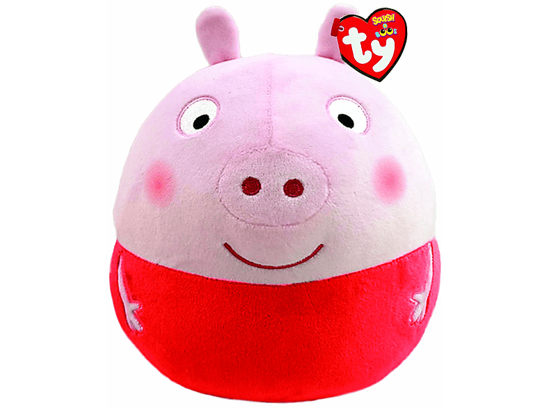 PEPPA PIG 35 Squish cm Peppa, Kissen Pig Peppa Plüschtier