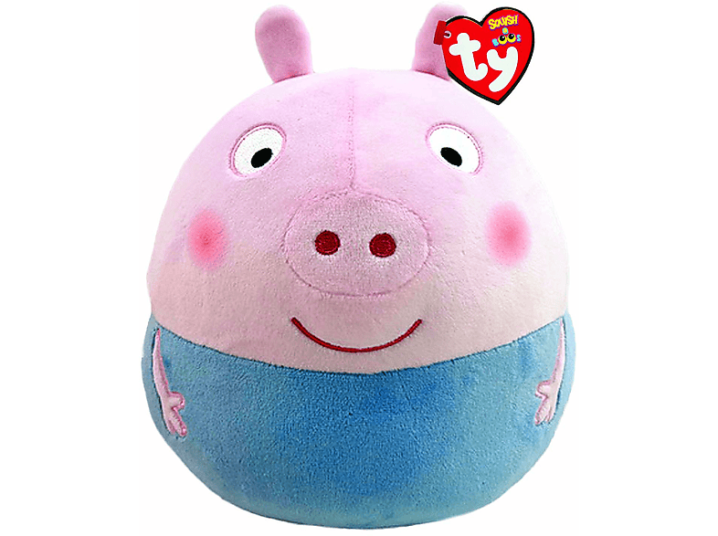 Squish Pig Kissen PEPPA Peppa George, 35 cm PIG Plüschtier