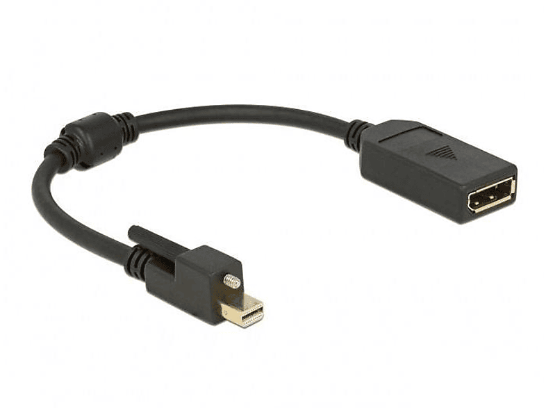 DELOCK 62638 Adapter, Schwarz | Displayport Kabel