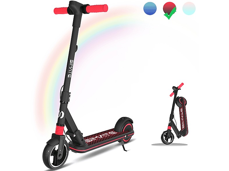 U8 Kinder E-Scooter Bis 16 Km/h - Klappbar Mit LED-Beleuchtung & Federung Für 6-12 Jahre