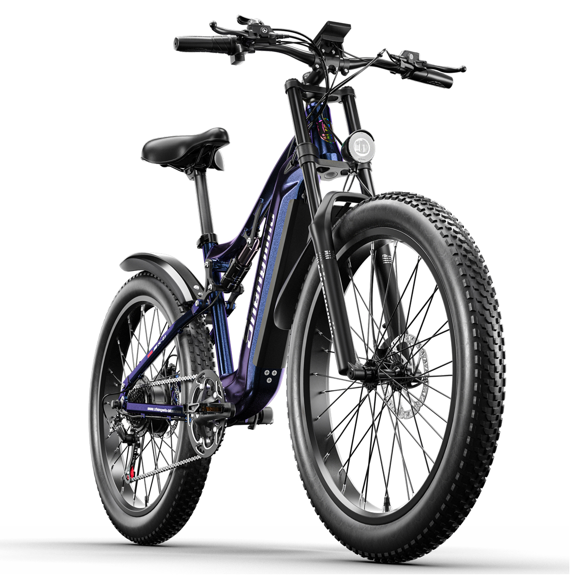 Elektrofahrrad Höchstgeschwindigkeit Unisex 17.5Ah Mountainbike Zoll, (Laufradgröße: Dirtbike, 26 Blau) Unisex-Rad, 1000W SHENGMILO 48V MX03 840Wh, Motor, 40km/h BAFANG