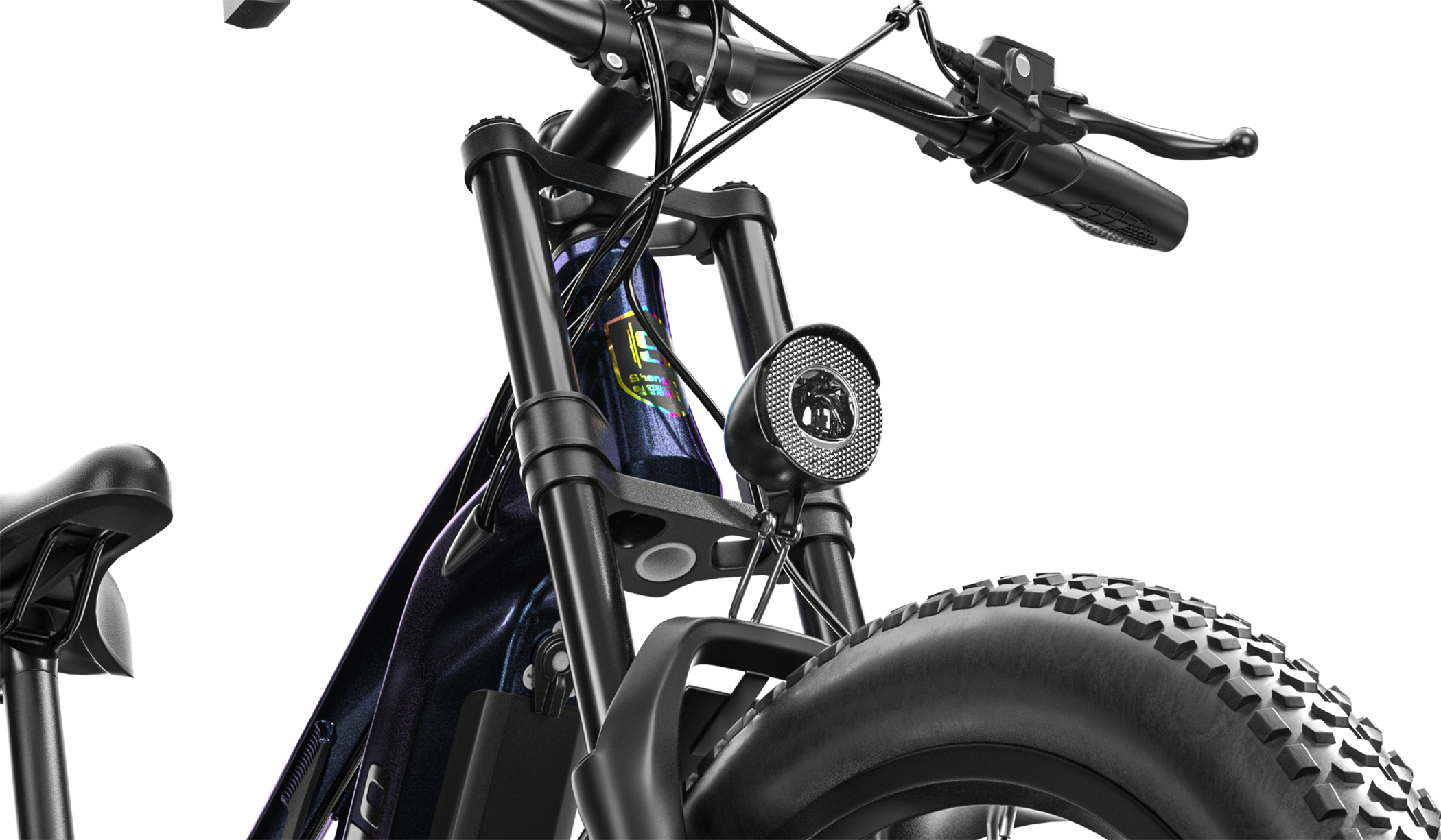 SHENGMILO MX03-Elektrofahrrad für Erwachsene, vollgefederte 26 Unisex-Rad, Zoll, 48-V-17.5-Ah-Akku Stoßdämpfung, Blau) 840Wh, Mountainbike austauschbarer (Laufradgröße