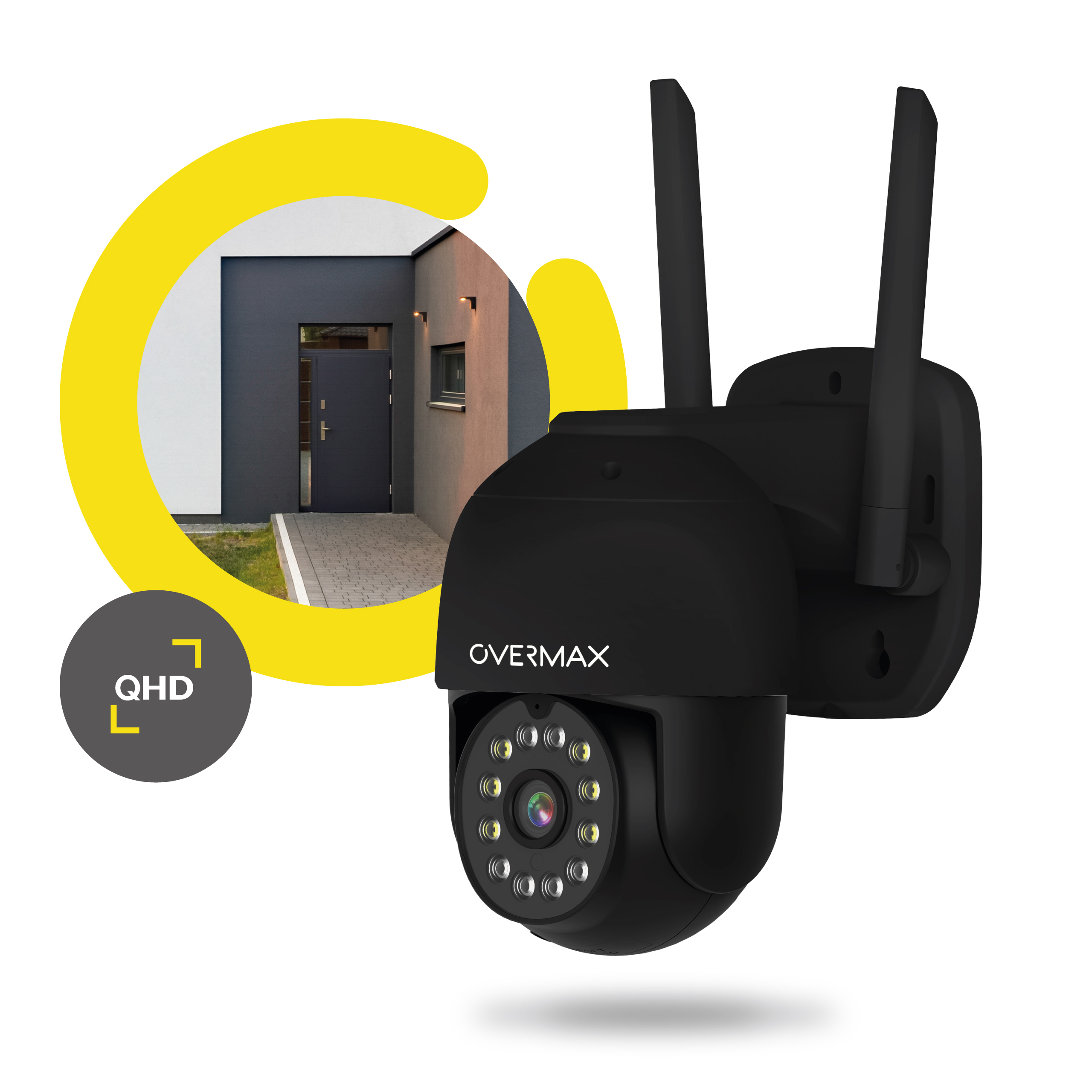 OVERMAX CAMSPOT 4.95 x ANTHRACITE, Kamera, 2560 pixels 1440 Auflösung IP Video