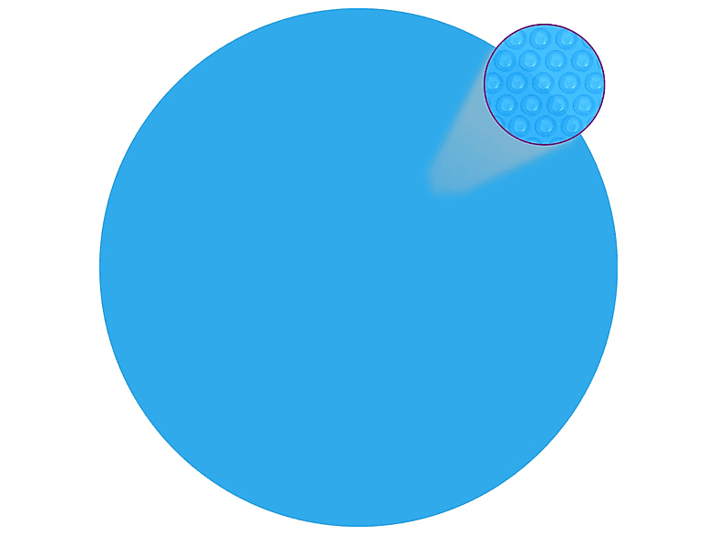 Poolabdeckung, 92146 Blau VIDAXL