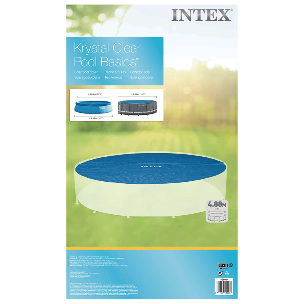 INTEX 3202955 Poolabdeckung, Blau