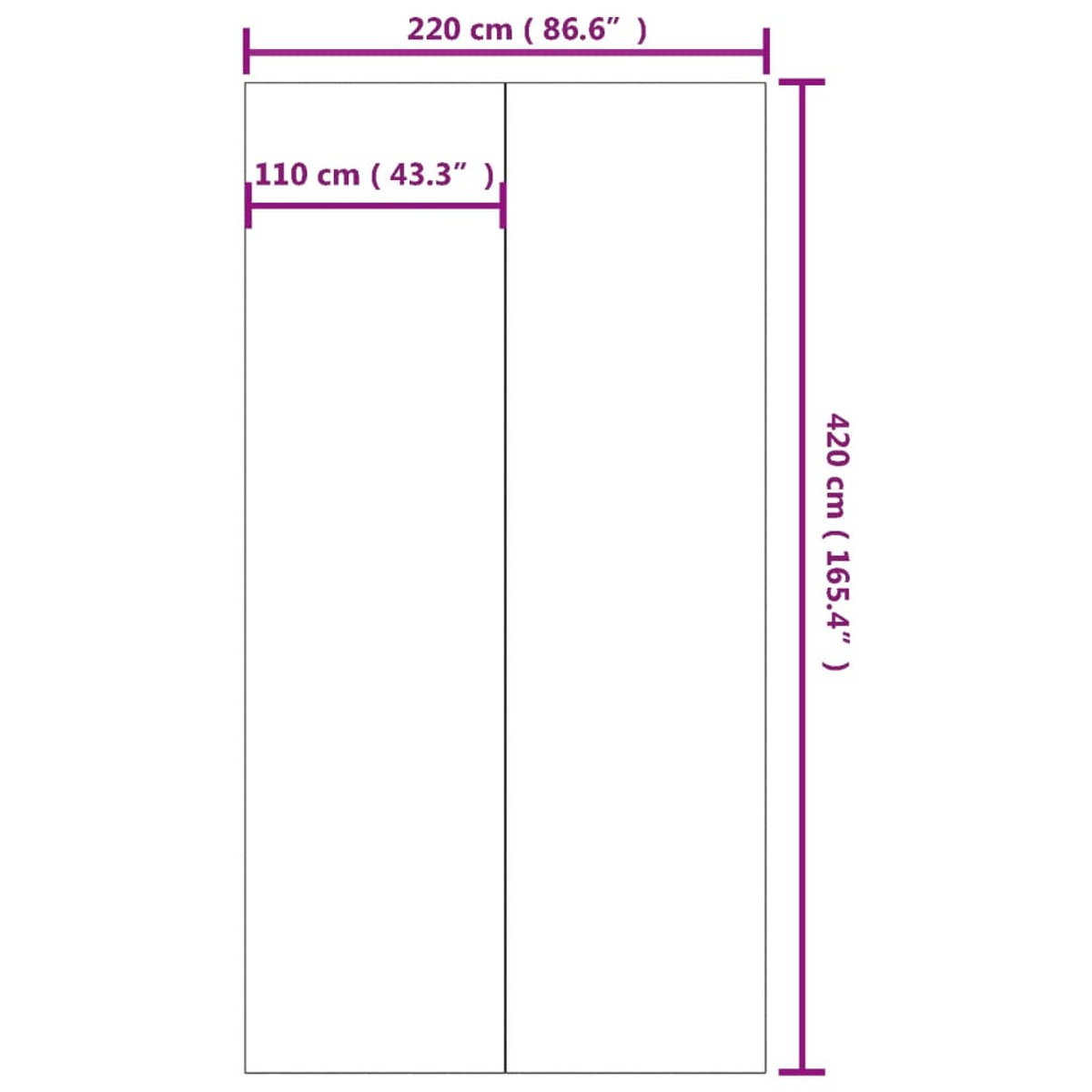 94232 Poolabdeckung, VIDAXL Hellgrau