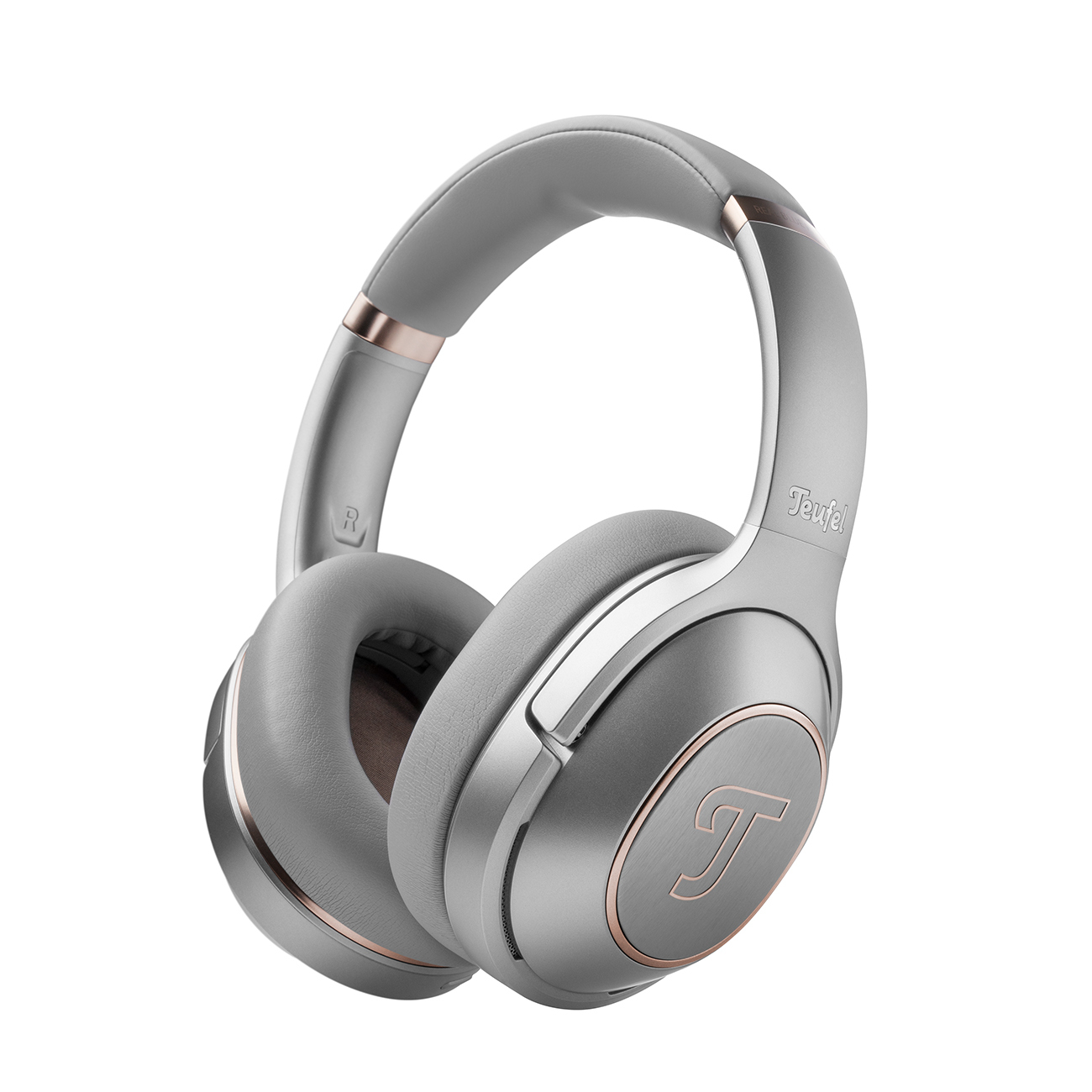 TEUFEL REAL BLUE Grey PRO, Over-ear Titanium Bluetooth Kopfhörer