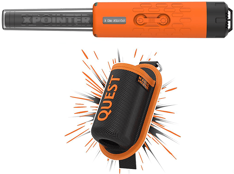 QUEST XPointer Max Pinpointer mit Magic Holster Metalldetektor