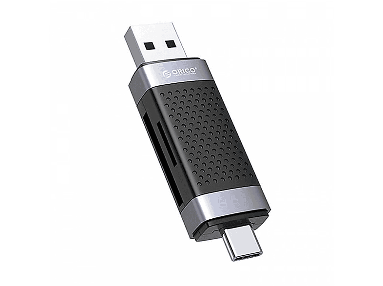 ORICO USB 2.0 Cardreader für SD / MicroSD, USB + USB-C Kartenleser