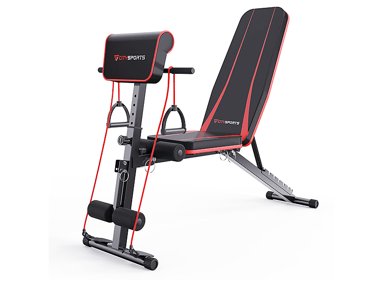 Panca Pesi Pieghevole Multifunzione - 7 Posizioni Regolabili Per Palestra Casa - Foto 8