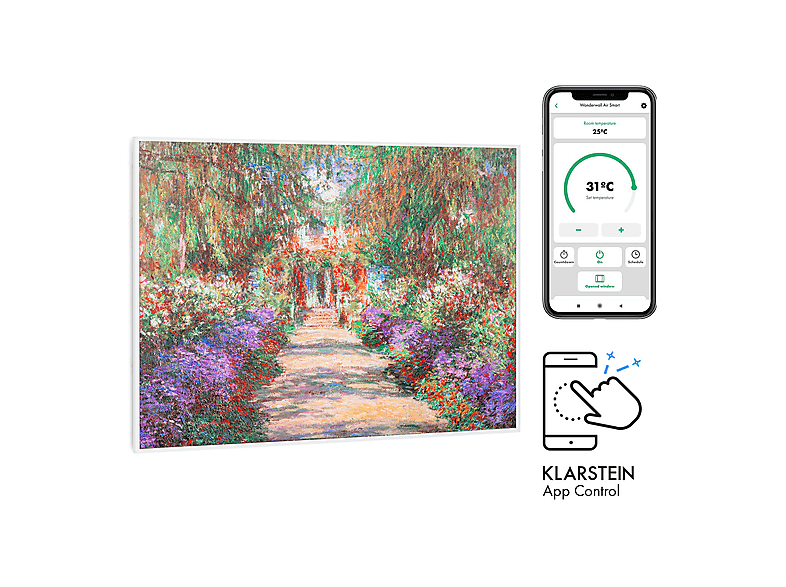 KLARSTEIN Wonderwall Air Art Smart Infrarot-Heizung (500 Watt) | MediaMarkt