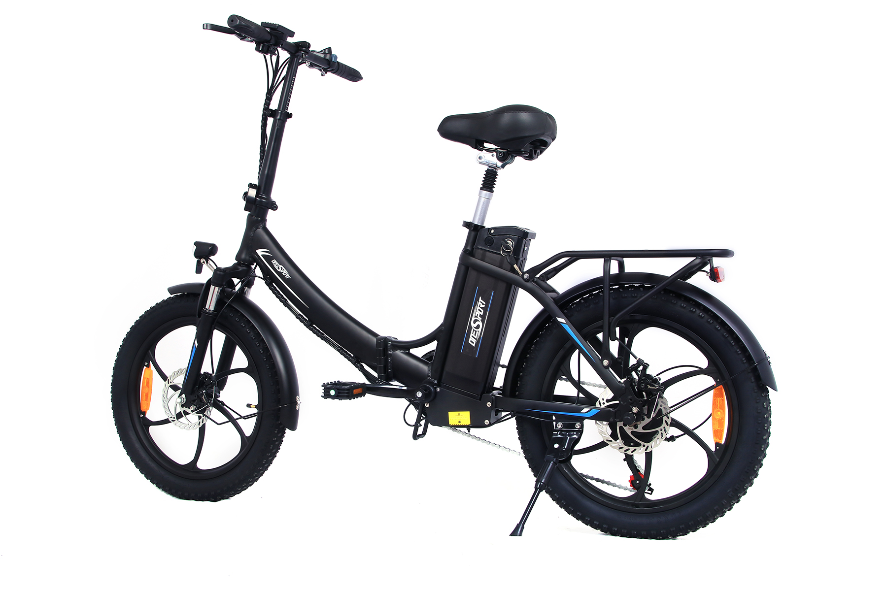 ONESPORT E-Bike 48-V-15-Ah-Akku 20 Schwarz) Kompakt-/Faltrad Zoll, (Laufradgröße: Unisex-Rad
