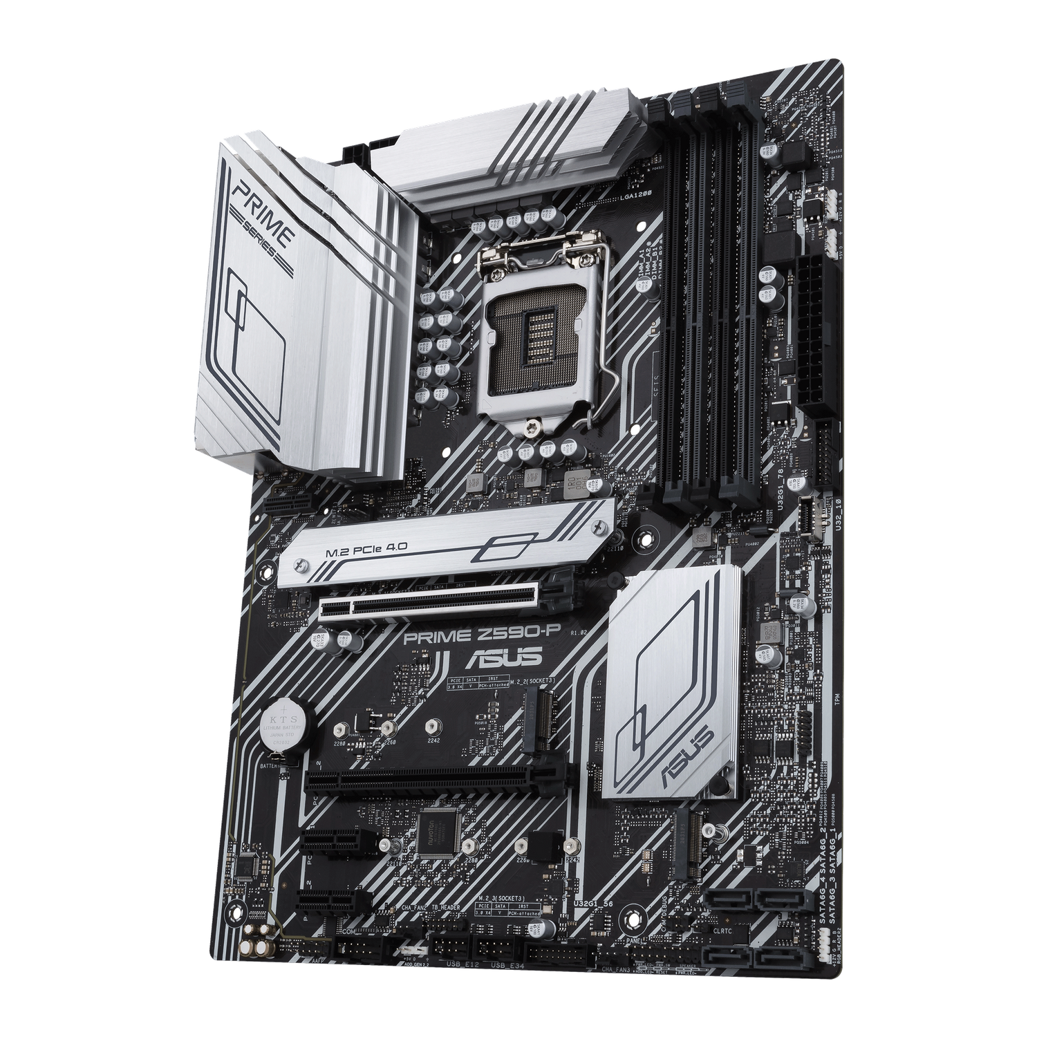 ASUS PRIME Z590-P Mainboards schwarz;silber