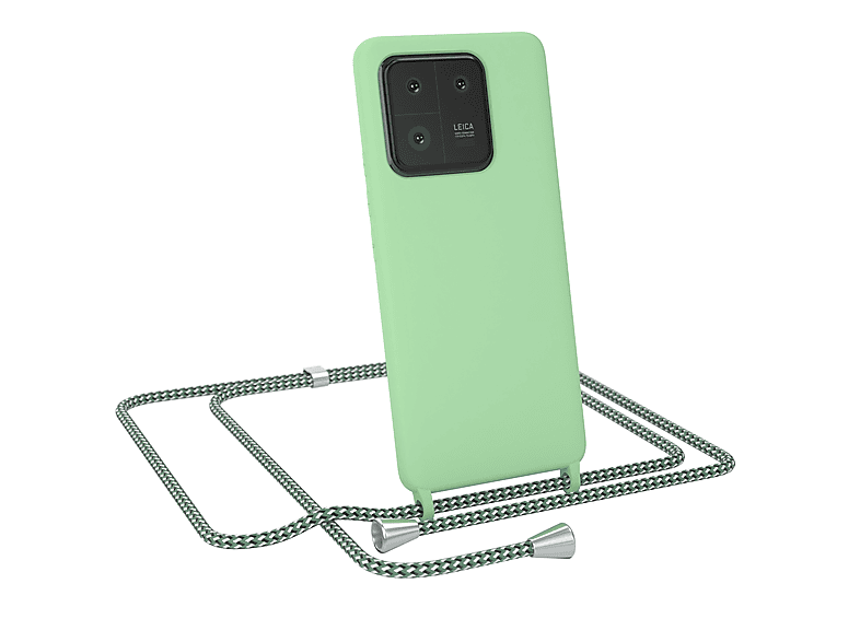 Grün Full Color EAZY 13 Camouflage Umhängetasche, Pro, Silikonhülle, Handykette Xiaomi, CASE