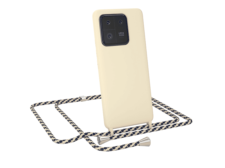Taupe Handykette Color EAZY Silikonhülle, Pro, Camouflage Xiaomi, Full CASE Umhängetasche, 13