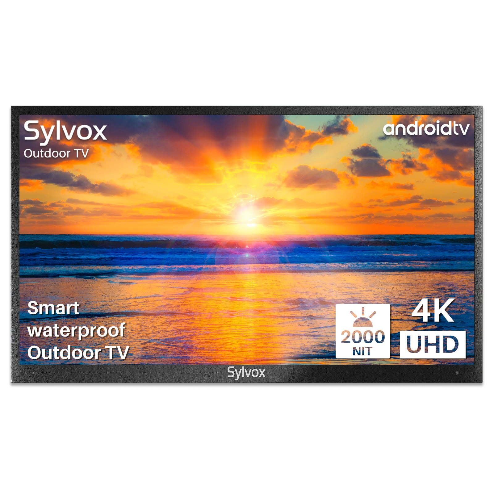 SYLVOX 43 Zoll Outdoor Pool OT43A2KEGE-EU 43 HDR 2000nit (Flat, 4K, / Zoll cm, TV SMART TV) Pro 109,2 TV