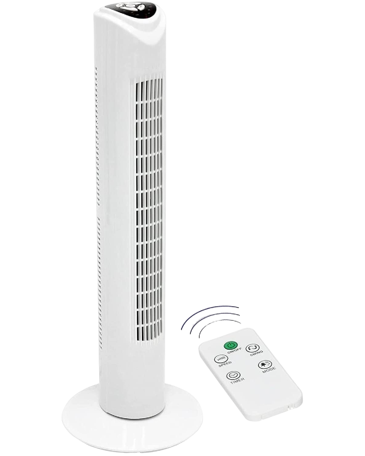 TVE19 Fernbedienung mit Watt) Turmventilator Weiß JUNG (50 Ventilator
