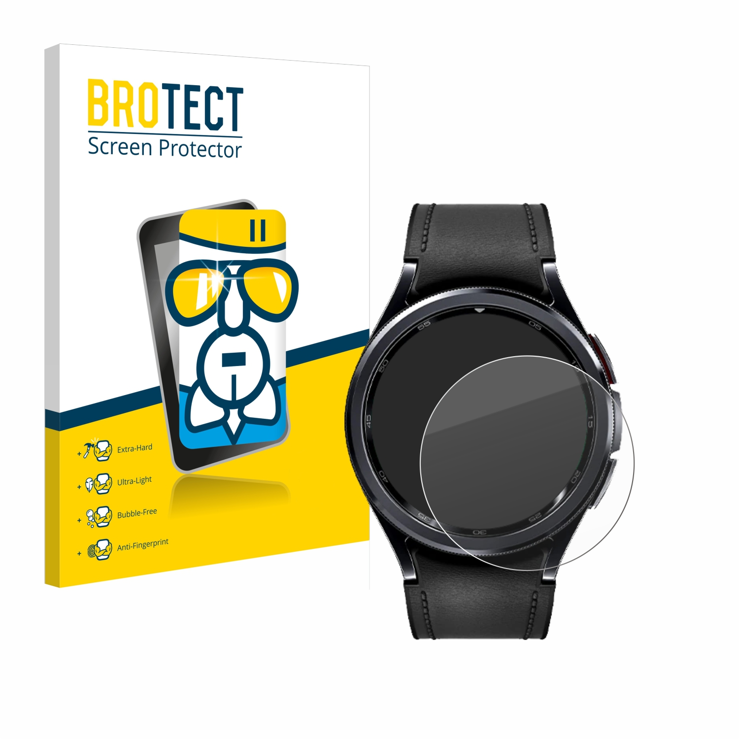 Watch Galaxy Samsung mm)) Schutzfolie(für BROTECT Airglass Classic (43 6 klare