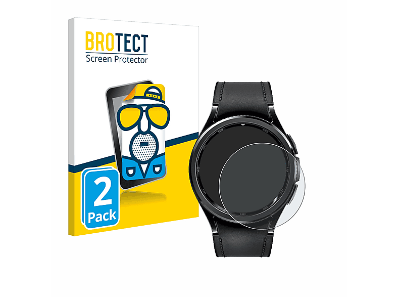 BROTECT 2x matte Schutzfolie(für Samsung Galaxy Watch 6 Classic (43 mm))
