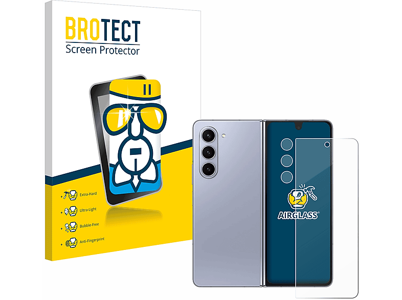 BROTECT Airglass klare Schutzfolie(für Samsung Galaxy Z Fold 5)