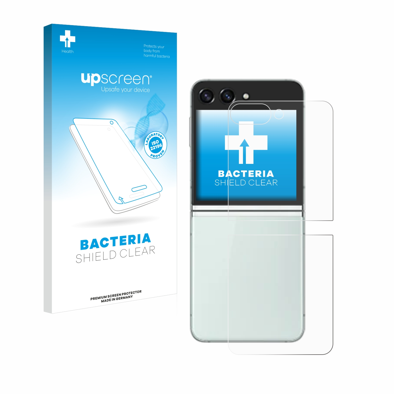 UPSCREEN antibakteriell klare Flip Samsung Schutzfolie(für 5) Z Galaxy