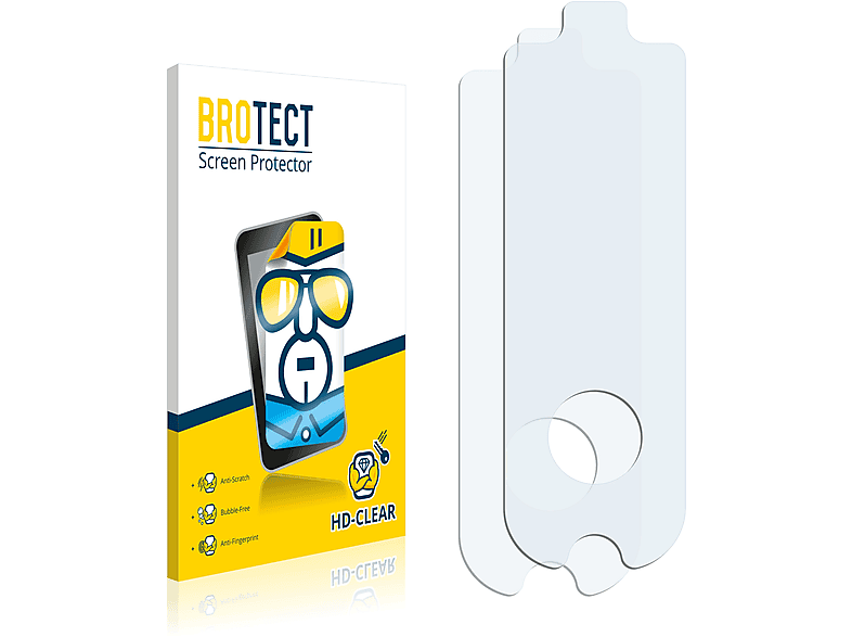 BROTECT 2x klare Schutzfolie(für MAX Ninebot Segway G30) KickScooter
