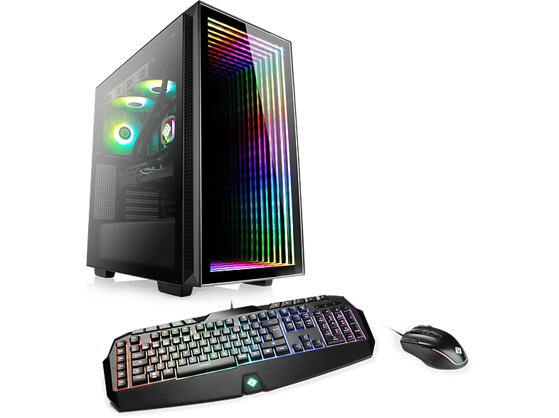 CSL Gaming PC M10320H, Gaming PC mit AMD Ryzen™ 7 7800X3D Prozessor, 16 GB RAM, 1000 GB SSD, AMD