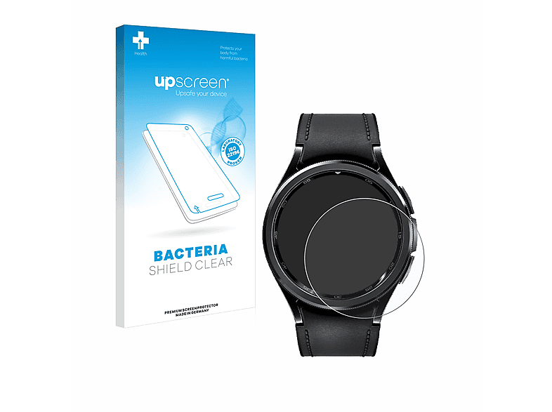 UPSCREEN antibakteriell klare Schutzfolie(für Samsung Galaxy Watch 6 Classic (43 mm))