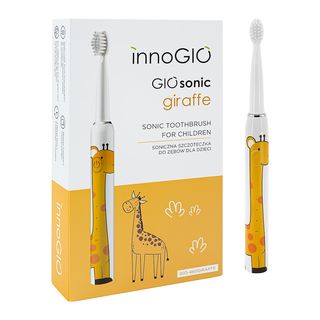 Cepillo eléctrico infantil - INNOGIO GIO-360 giraffe, Naranja