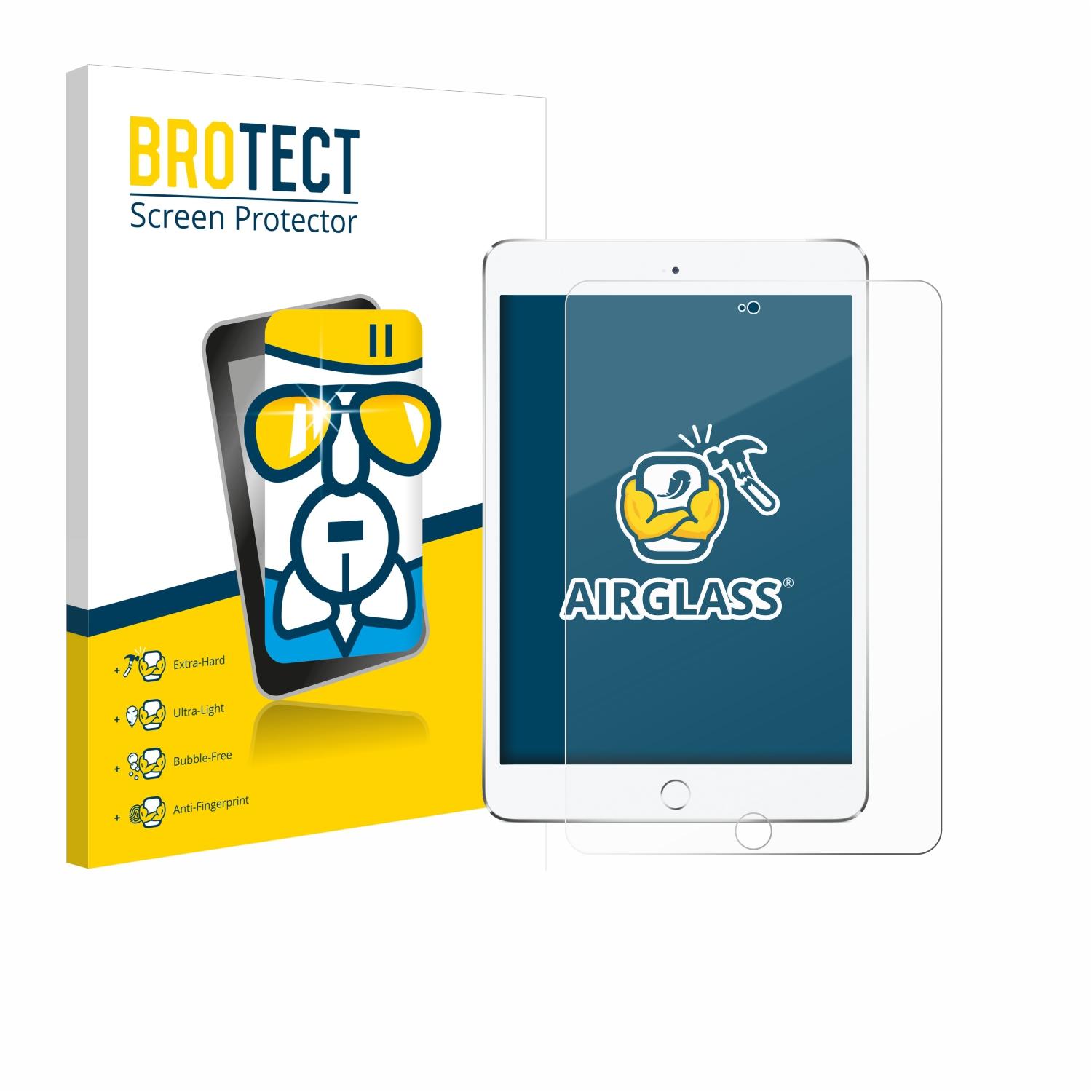 BROTECT Airglass klare Schutzfolie(für Mini iPad 4 2015) Apple
