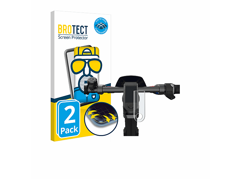 BROTECT Displayschutzfolie Für DJI RC Pro – 2 Stück, Ultraklar, Kratzfester Schutz Mit Anti-Fingerprint