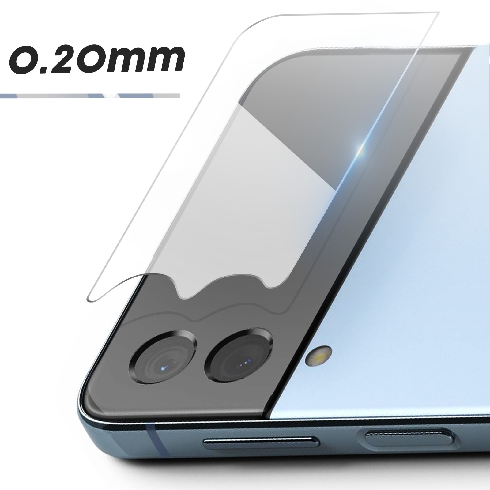 3MK Samsung Galaxy (Front)) Flip4 FlexibleGlass Z (Front) Samsung Glas(für Samsung Flip4 3mk Galaxy Z 