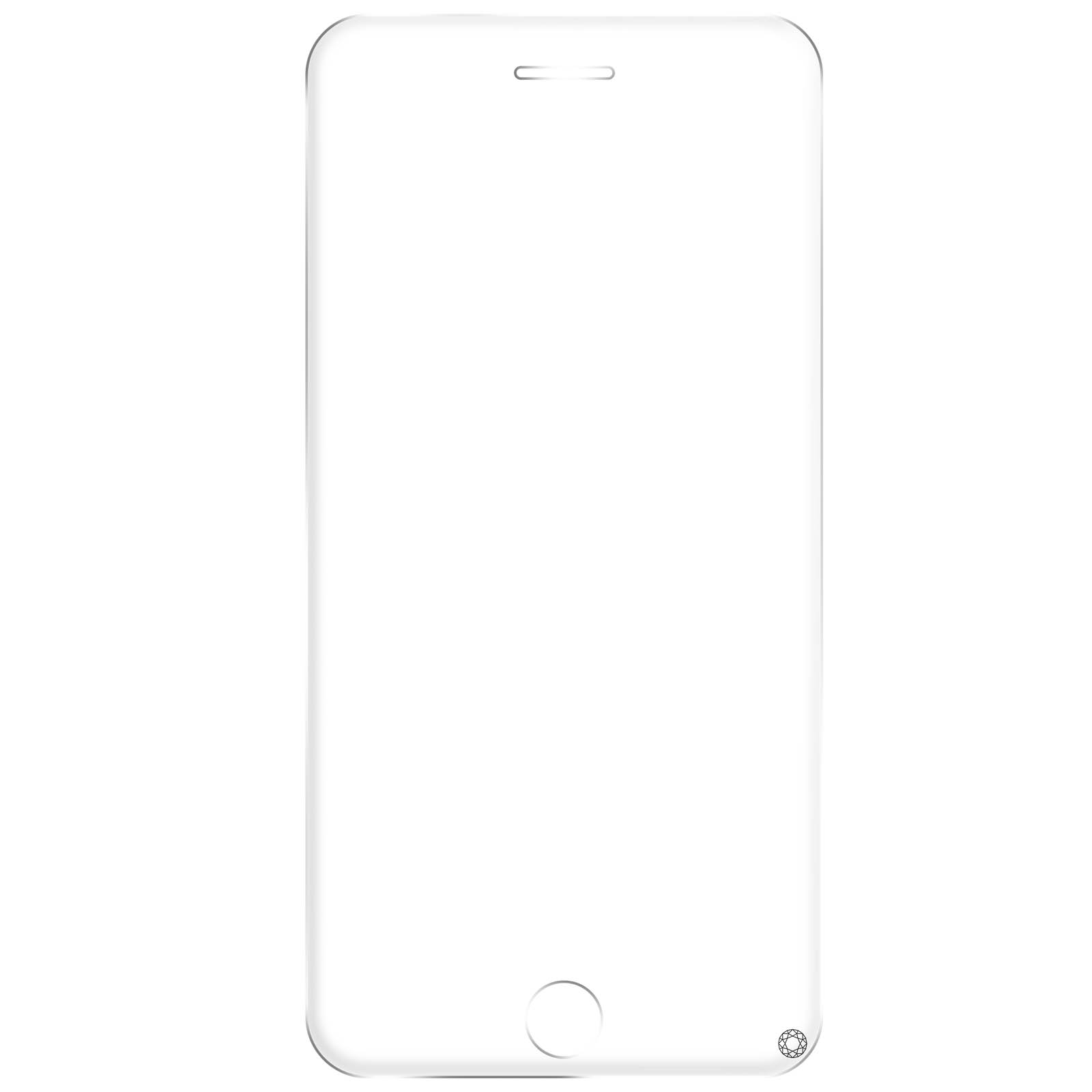 9H+ 8 Apple iPhone FORCE Glas-Folien(für Glas Plus) GLASS