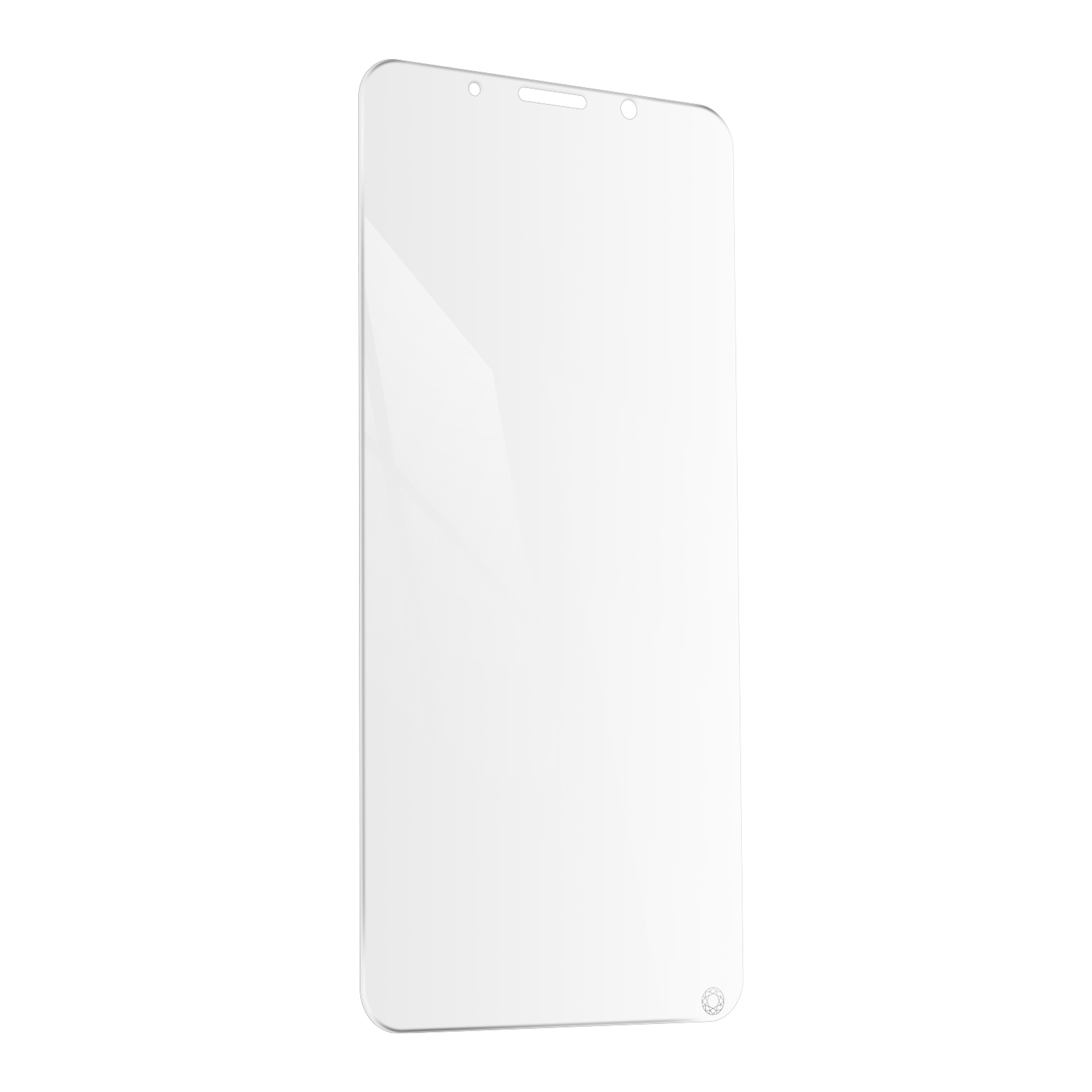 Protecteur d'écran transparent pour un smartphone.