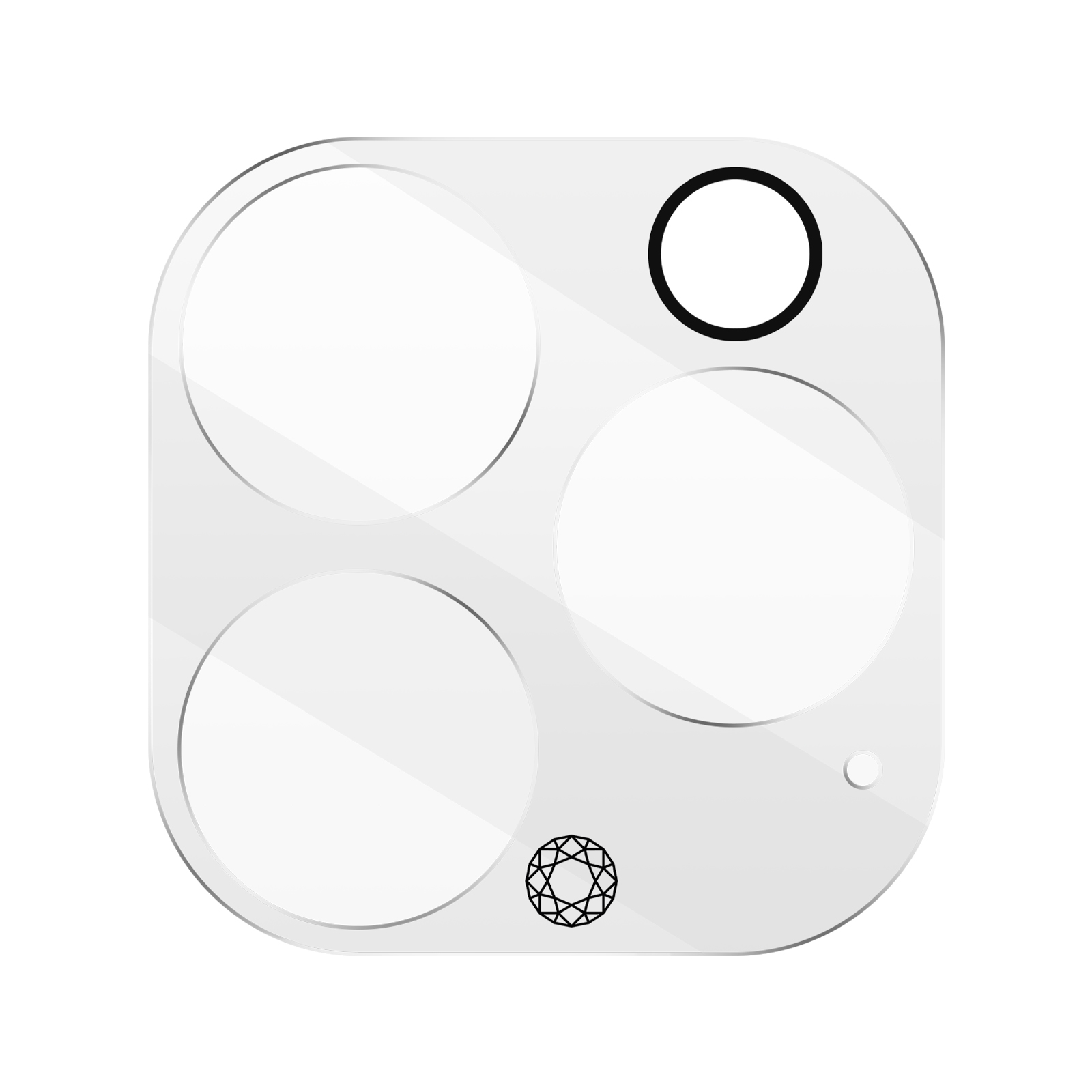 Apple iPhone 13 Glas, Pro Gehärtetes Rückkamera FORCE Folien(für GLASS 9H+ Max) Härte
