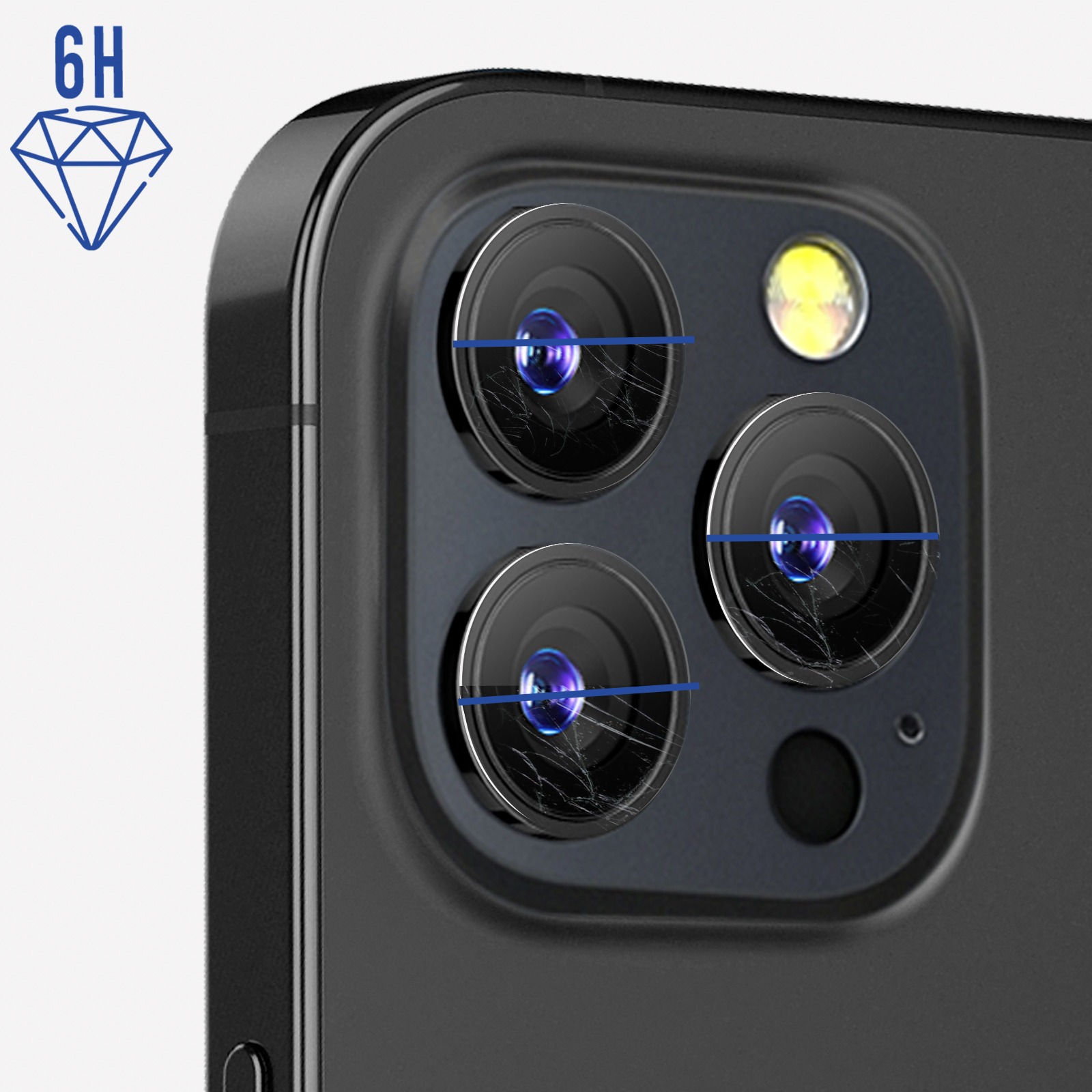 Max) iPhone Glas(für Lens Pro 3MK 3mk Apple iPhone Apple - Max Pro 13 13 Apple Protection