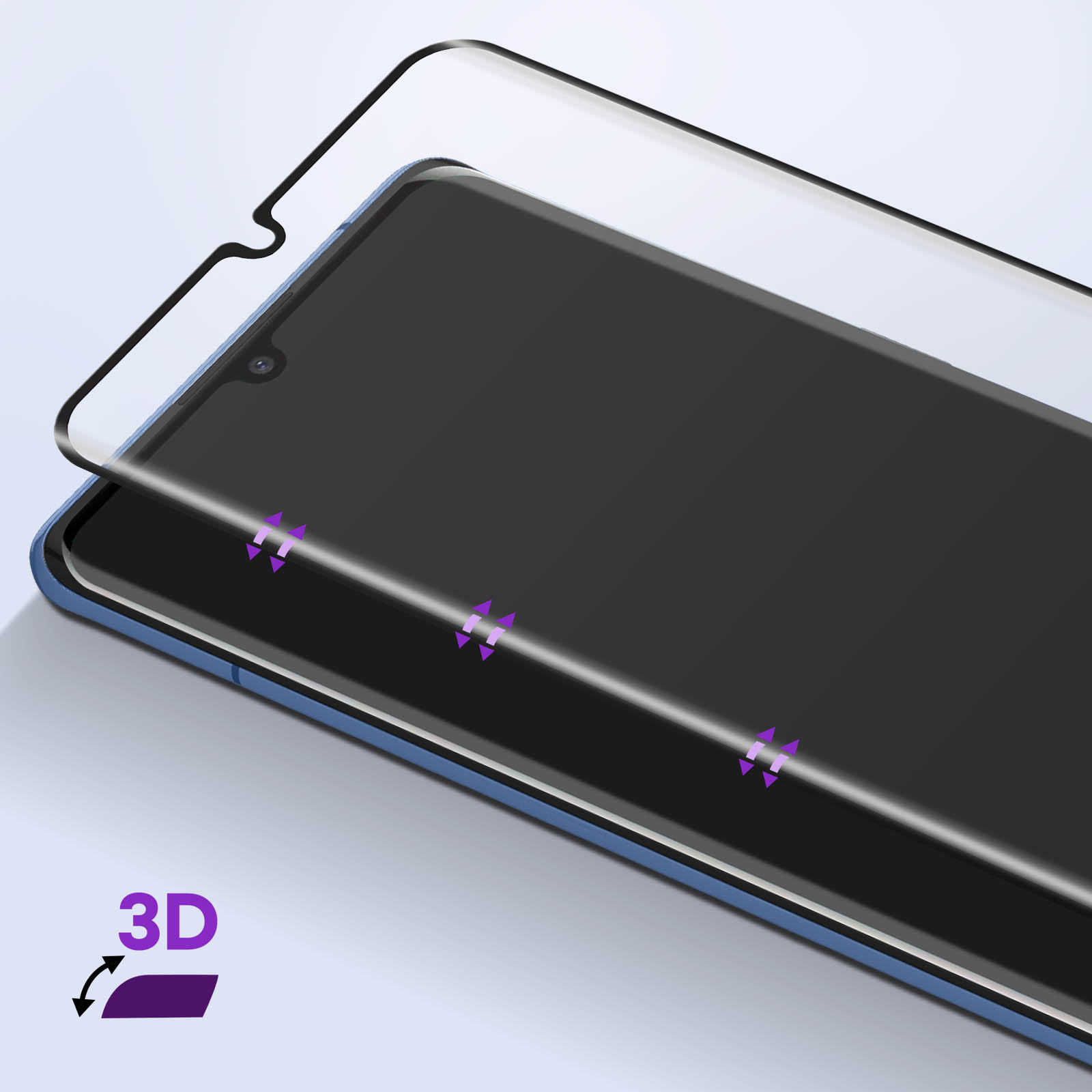 Pro) 9H+ GLASS Schutzfolien(für FORCE ZTE Axon 10 Glas