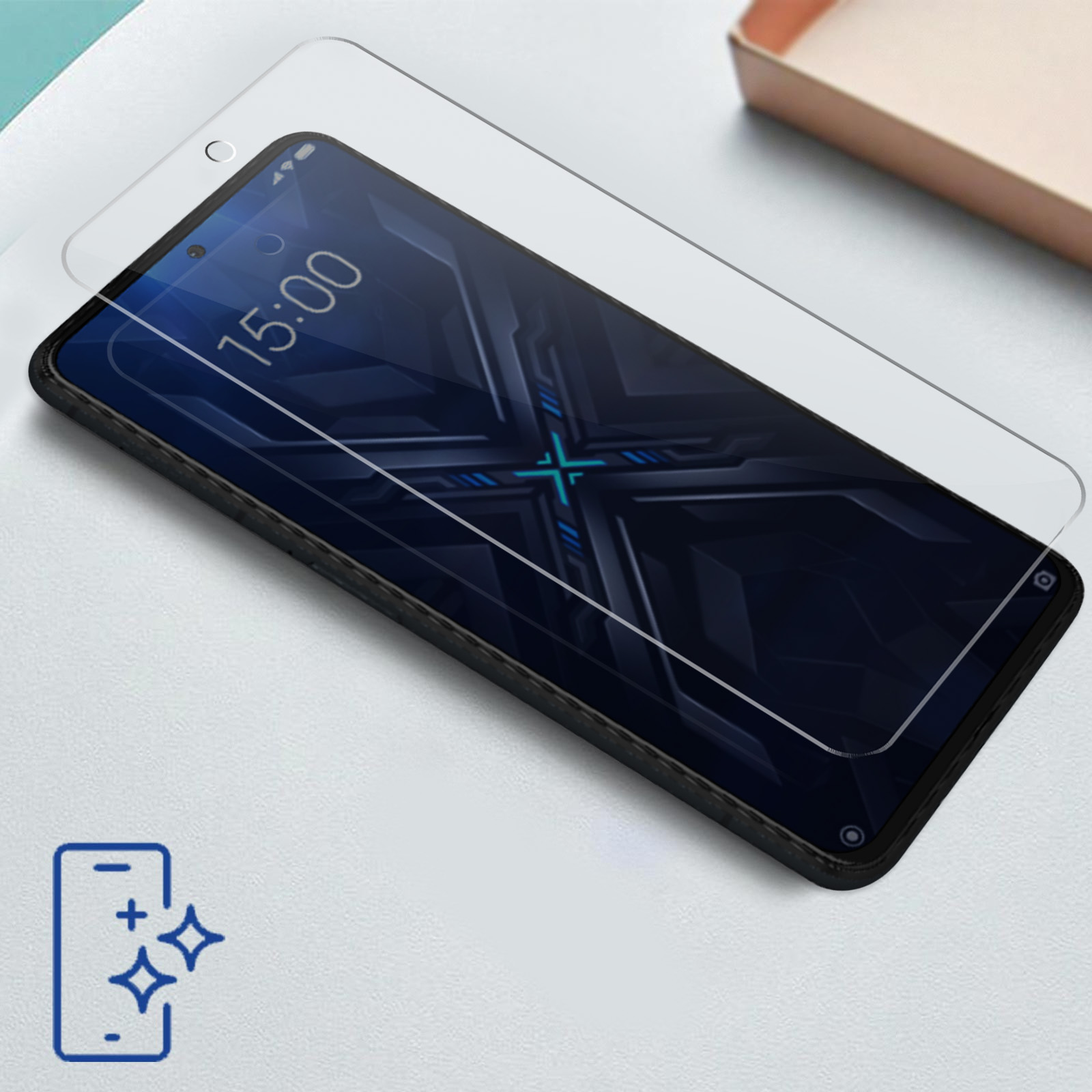 Xiaomi 3mk Black 5G) Shark Shark Glas(für 3MK - 4 Black 5G 4 FlexibleGlass Lite Xiaomi Xiaomi